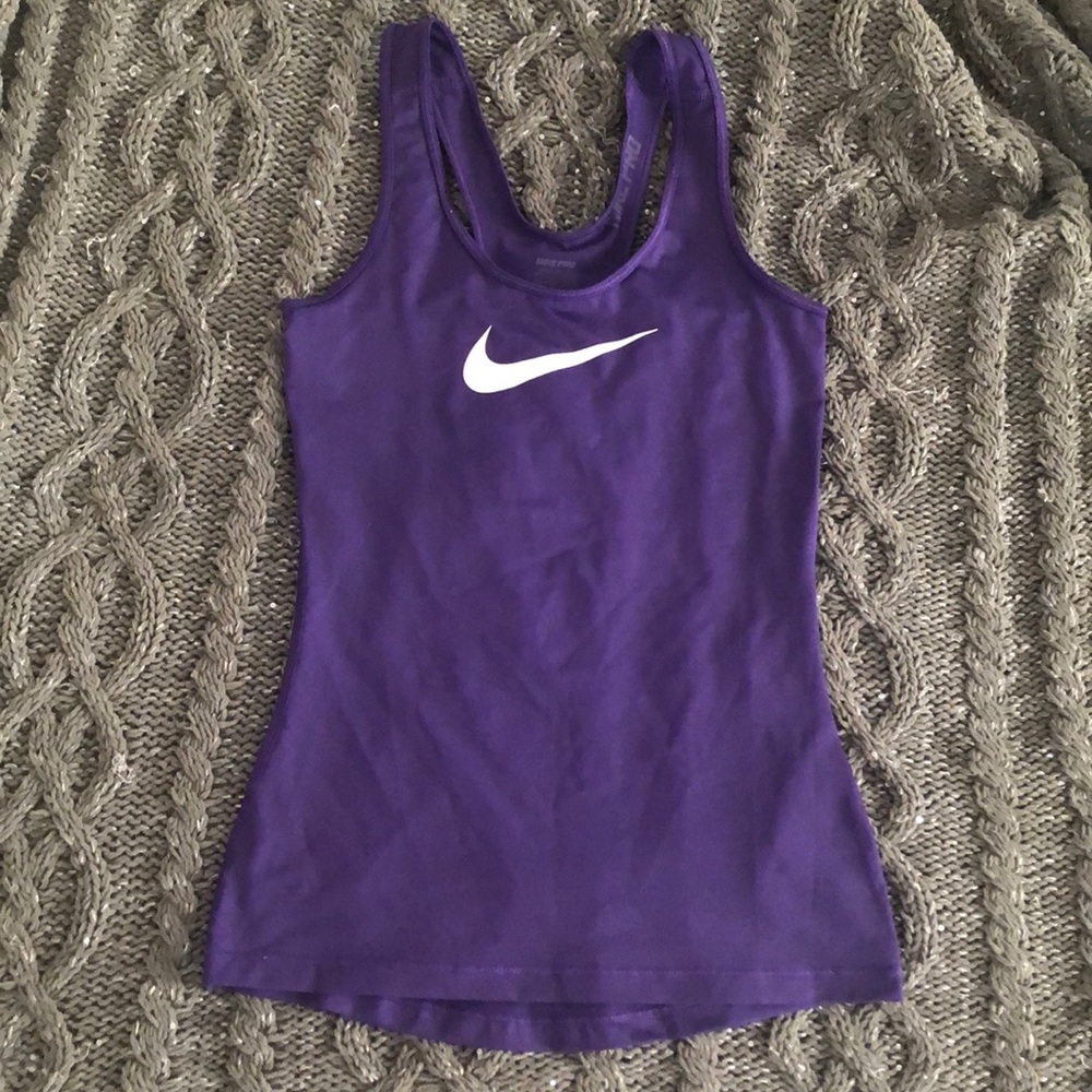 Nike women’s XS dri-fit purple tank top